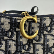 Christian Dior Saddle Triple Zip Pouch
