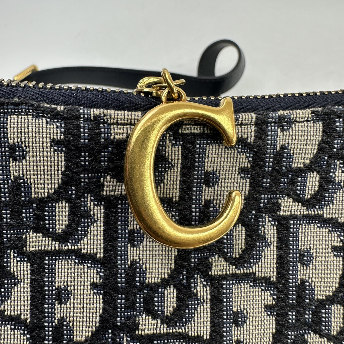 Christian Dior Saddle Triple Zip Pouch