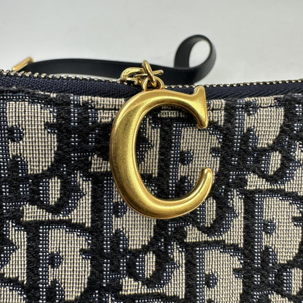 Christian Dior Saddle Triple Zip Pouch