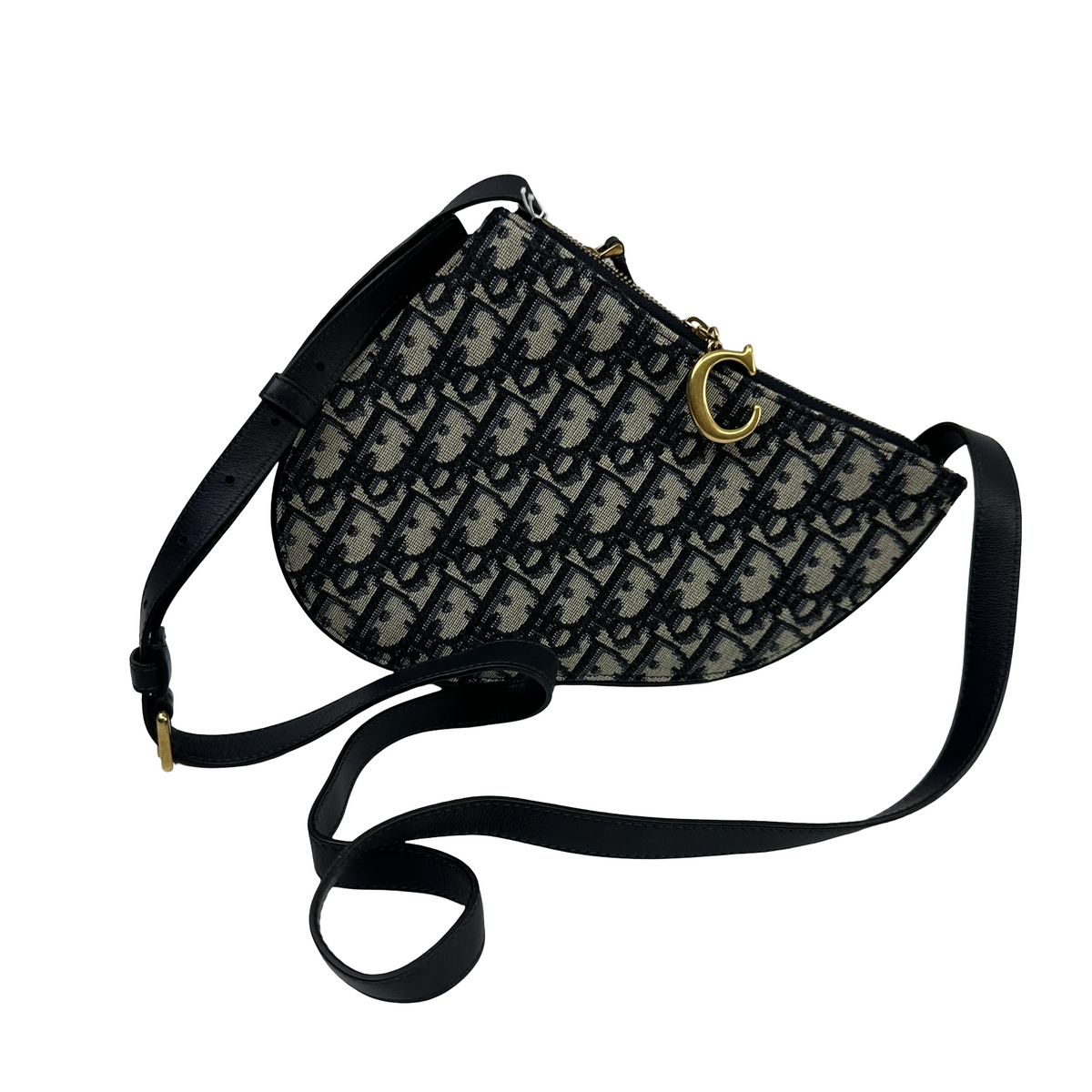 Christian Dior Saddle Triple Zip Pouch
