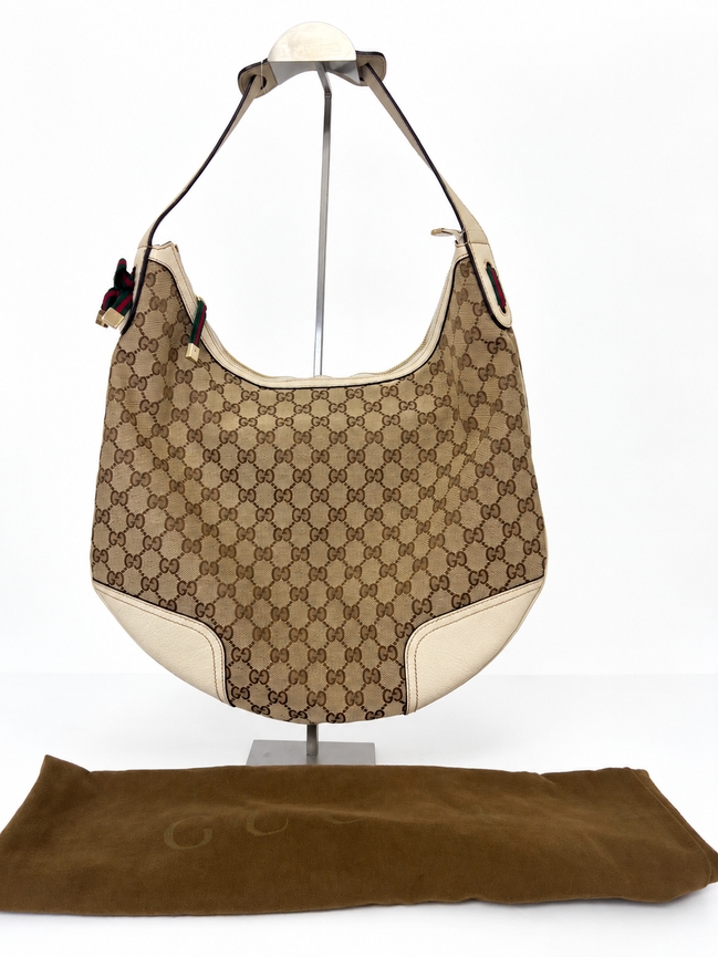 Large GG Canvas Princy hobo bag