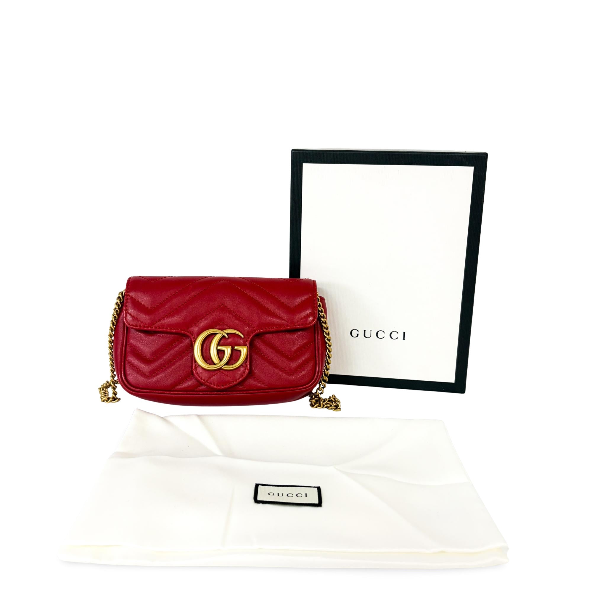 Gucci GG Marmont shoulder bag matelassé leer