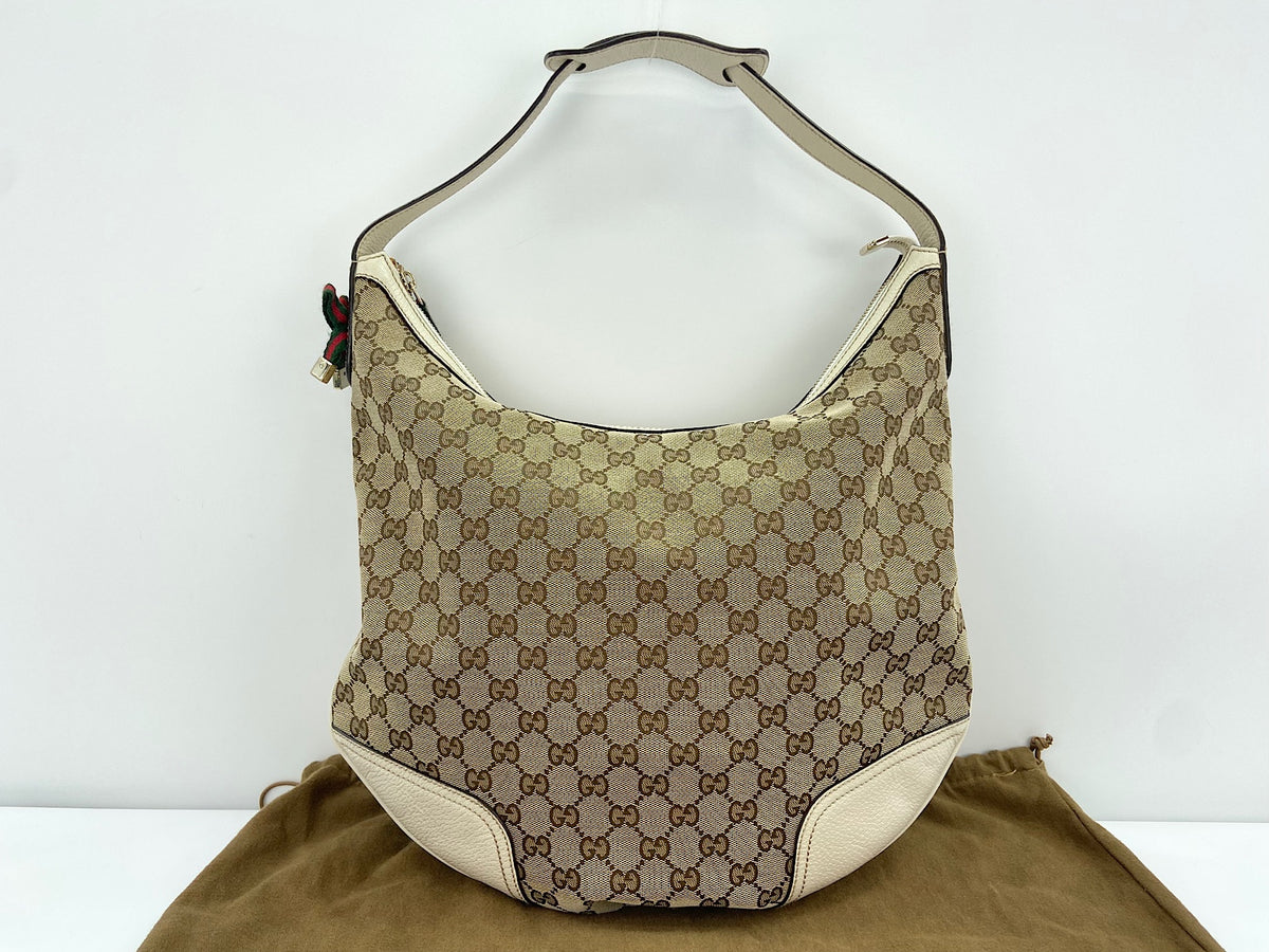 Large GG Canvas Princy hobo bag